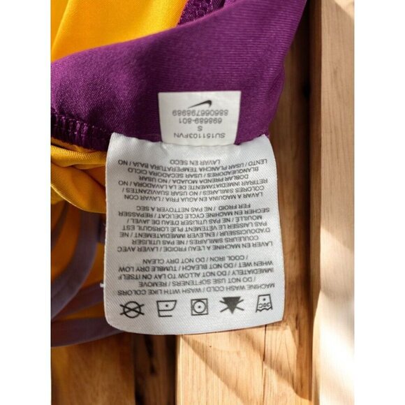 Nike Womens 3.5 Inch Fly Knit Training Shorts Orange Purple 613595 807 size S - Picture 8 of 13